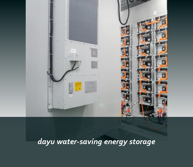 dayu water-saving energy storage