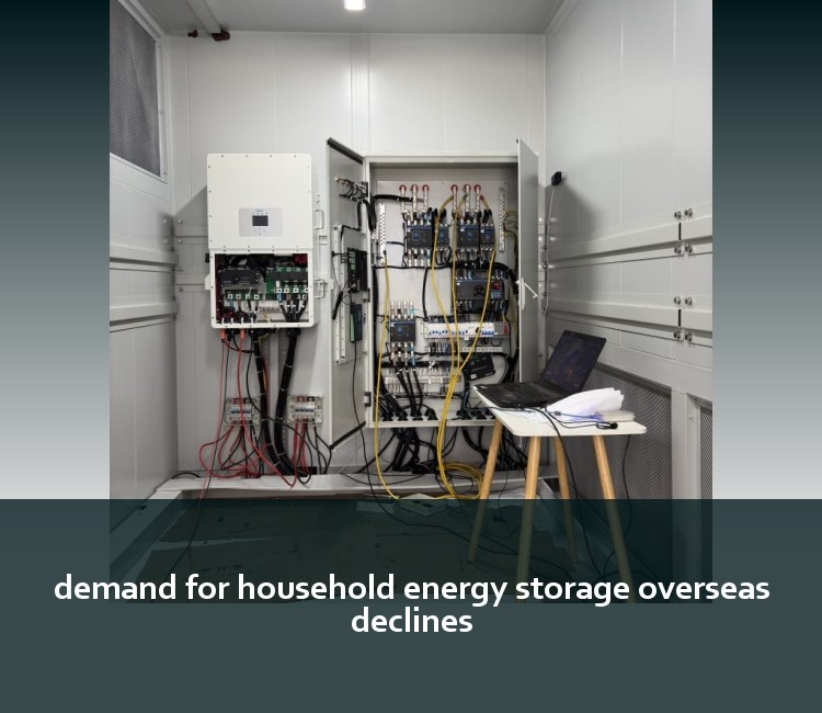 demand for household energy storage overseas declines