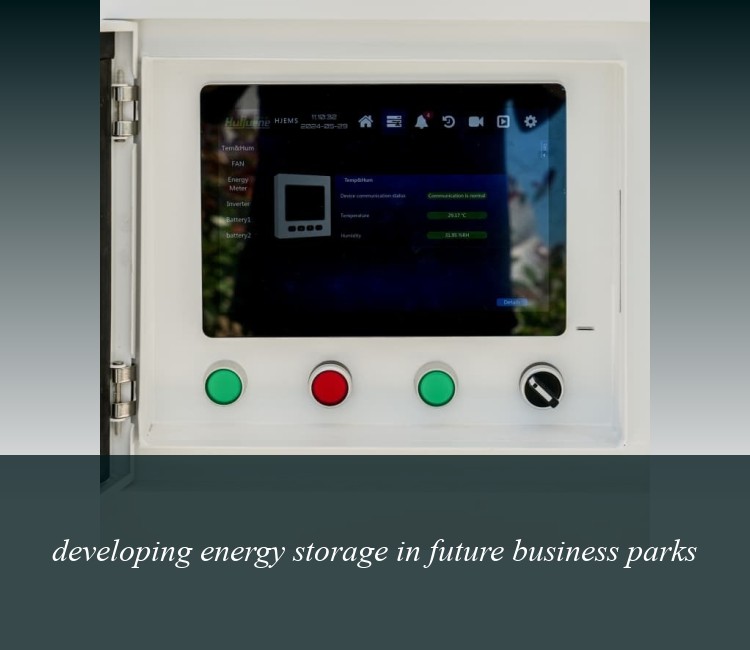 developing energy storage in future business parks