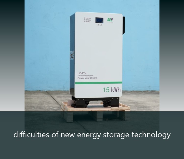 difficulties of new energy storage technology