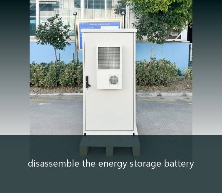 disassemble the energy storage battery