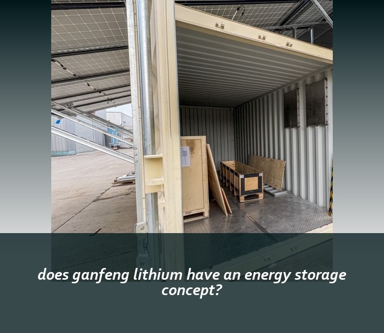 does ganfeng lithium have an energy storage concept?