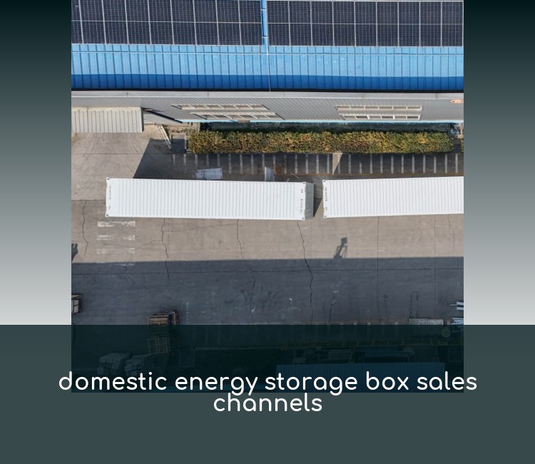 domestic energy storage box sales channels