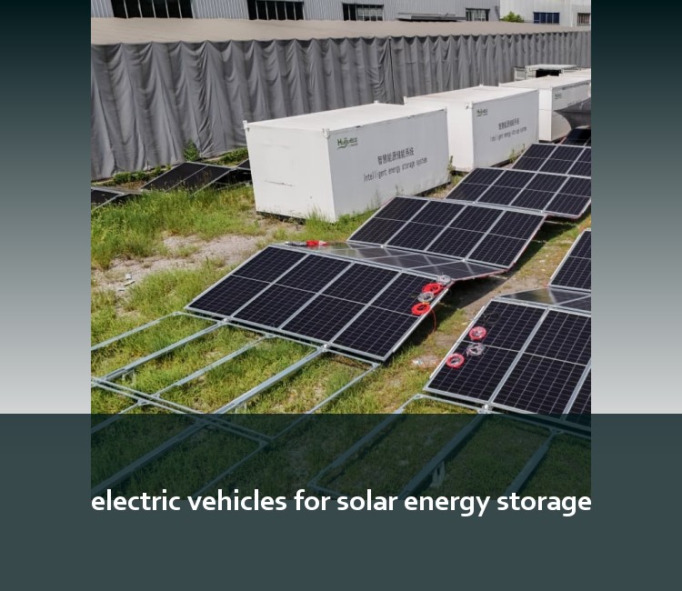 electric vehicles for solar energy storage