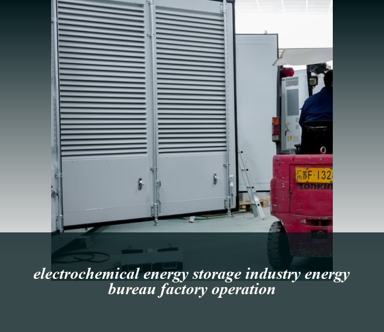 electrochemical energy storage industry energy bureau factory operation