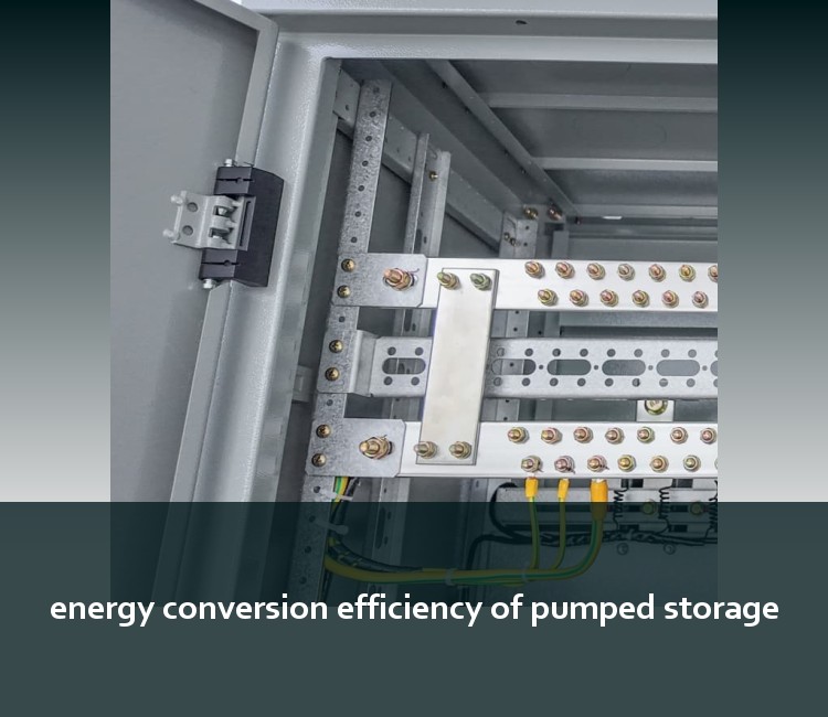 energy conversion efficiency of pumped storage