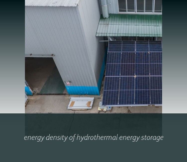 energy density of hydrothermal energy storage