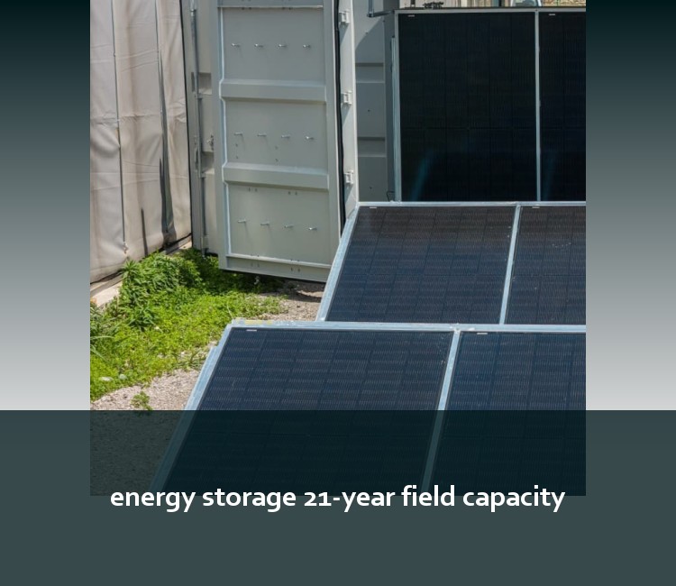 energy storage 21-year field capacity