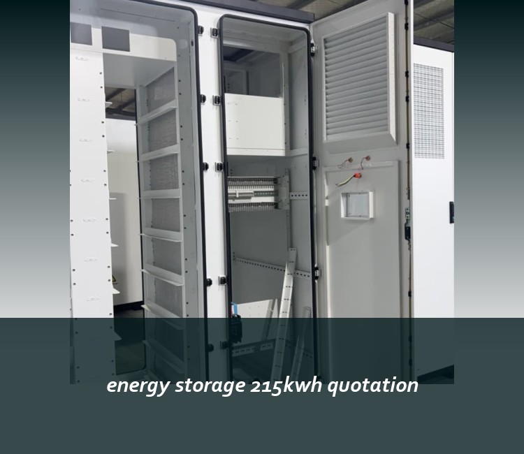 energy storage 215kwh quotation