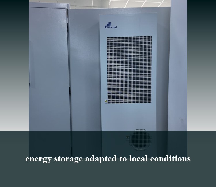 energy storage adapted to local conditions