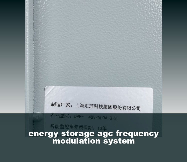 energy storage agc frequency modulation system