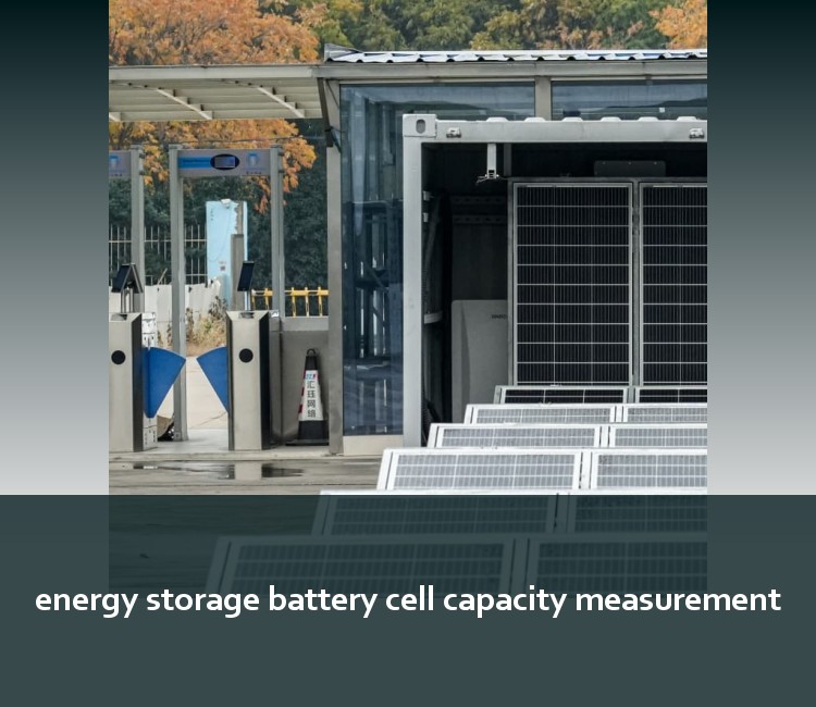 energy storage battery cell capacity measurement