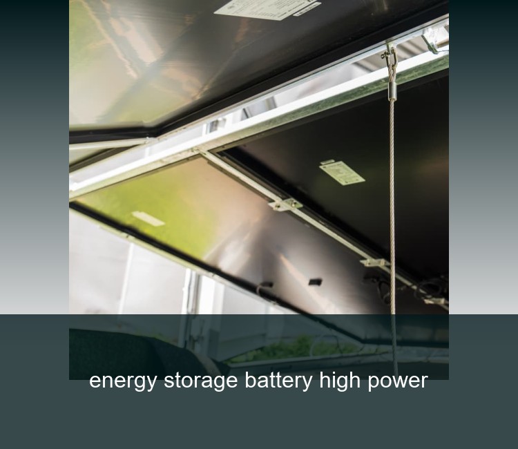 energy storage battery high power