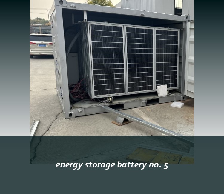 energy storage battery no. 5