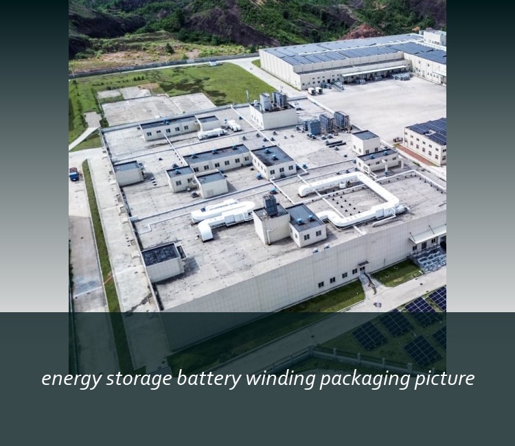 energy storage battery winding packaging picture