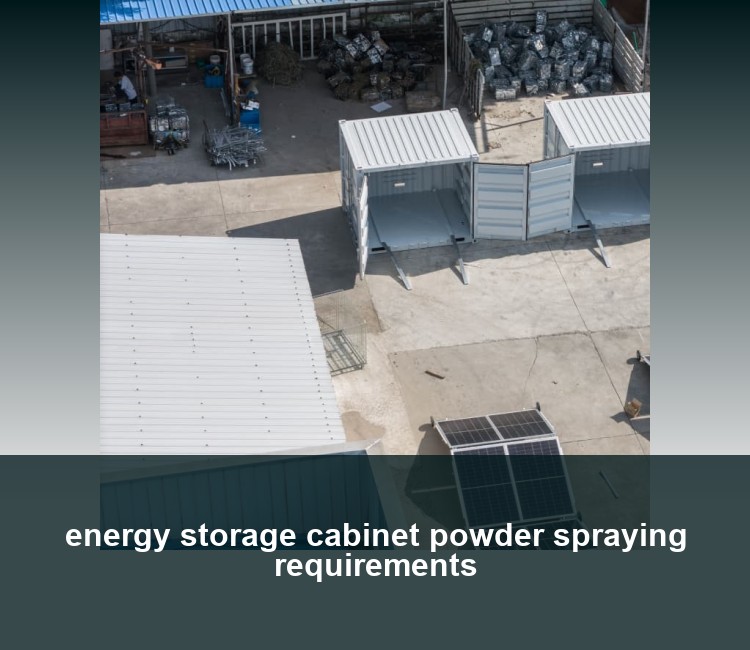 energy storage cabinet powder spraying requirements