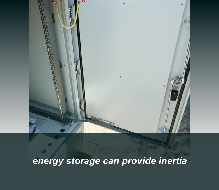 energy storage can provide inertia
