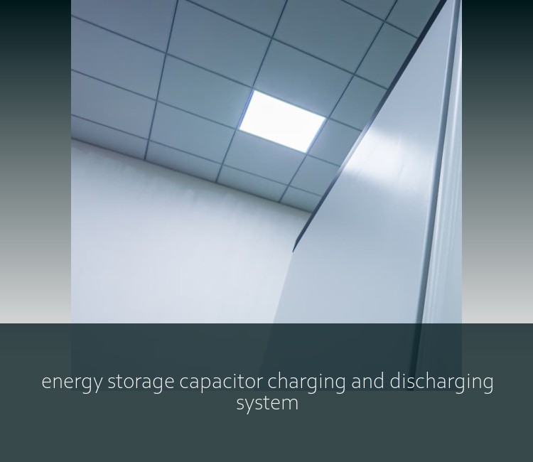 energy storage capacitor charging and discharging system