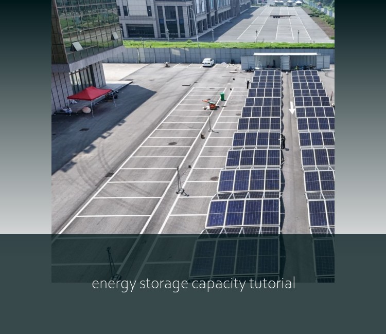 energy storage capacity tutorial