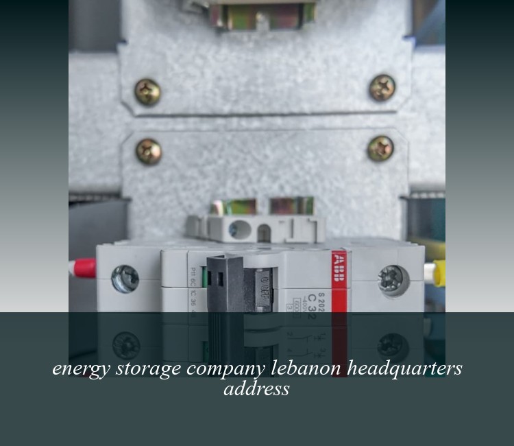 energy storage company lebanon headquarters address