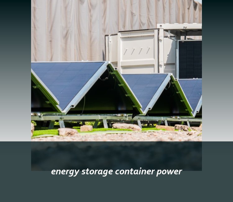 energy storage container power