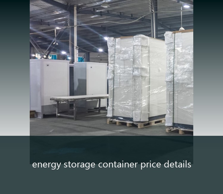 energy storage container price details