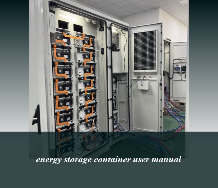 energy storage container user manual