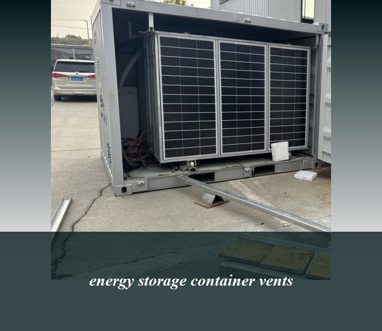 energy storage container vents