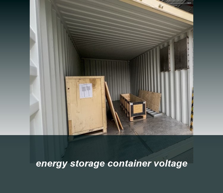 energy storage container voltage