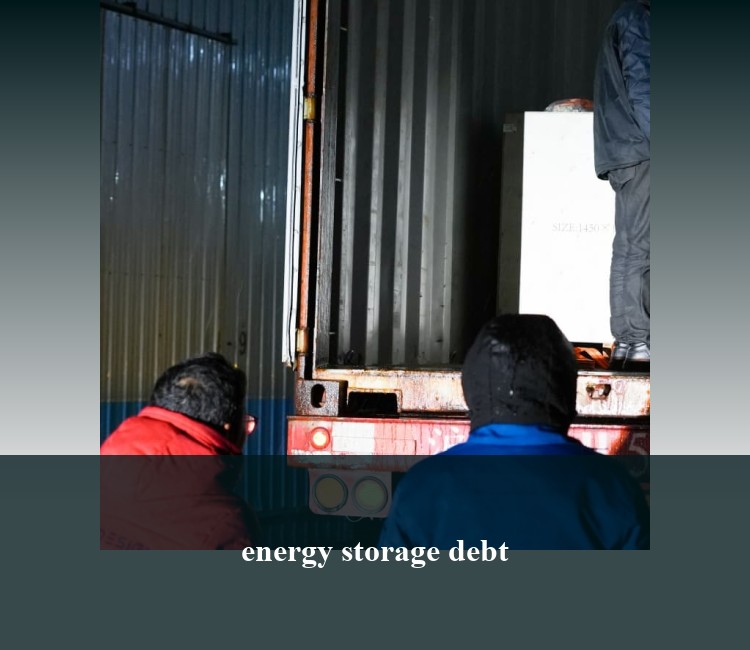 energy storage debt