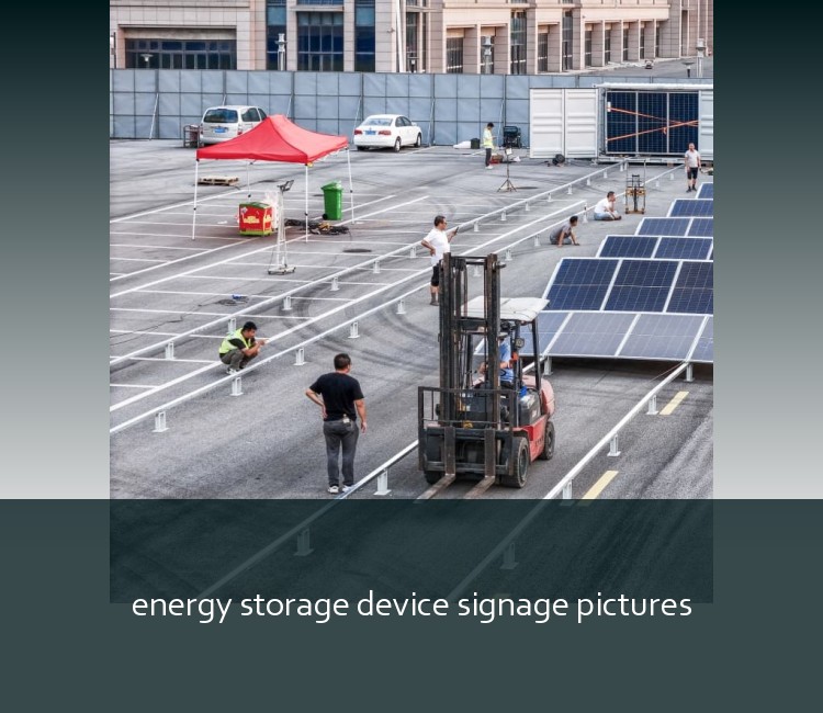 energy storage device signage pictures