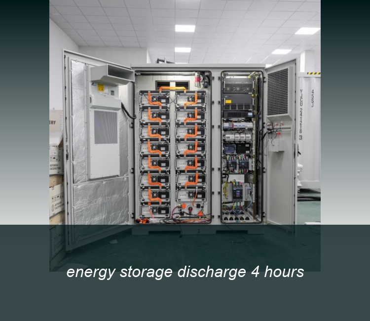 energy storage discharge 4 hours