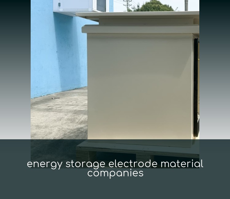 energy storage electrode material companies