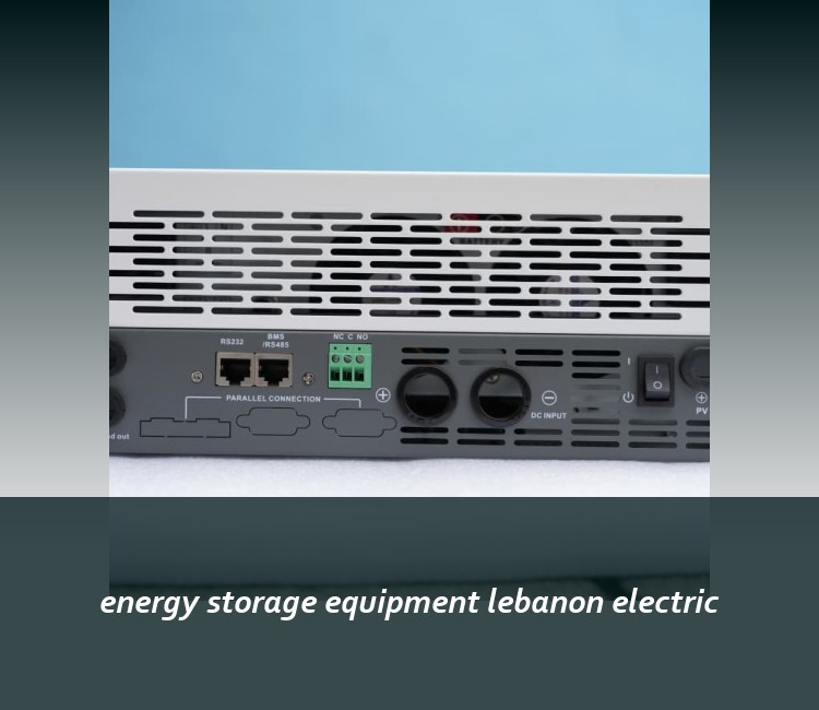 energy storage equipment lebanon electric