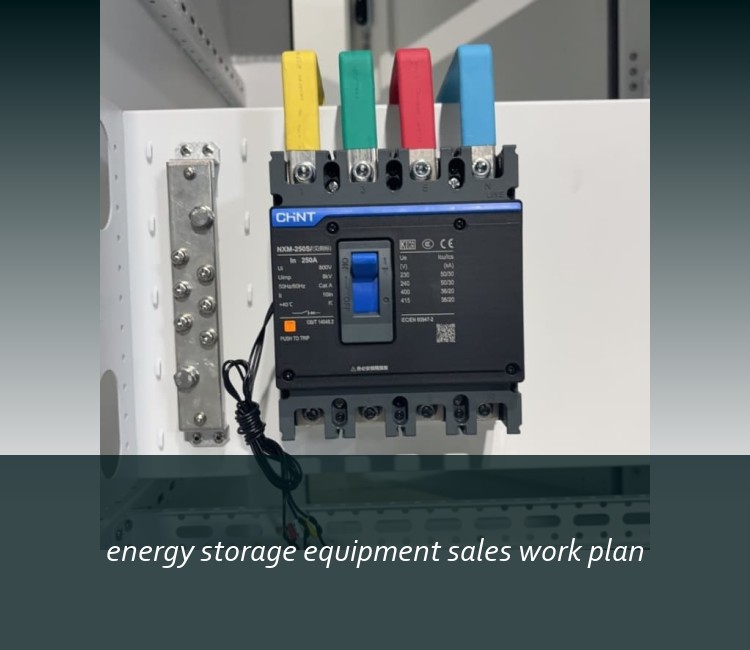 energy storage equipment sales work plan