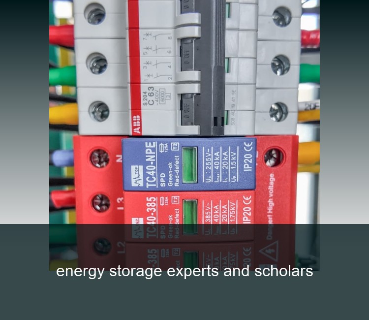 energy storage experts and scholars