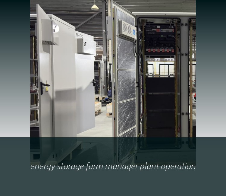 energy storage farm manager plant operation