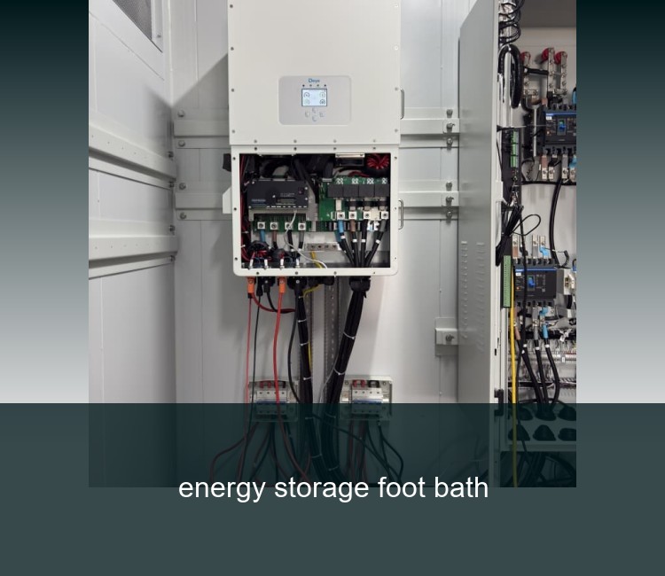 energy storage foot bath