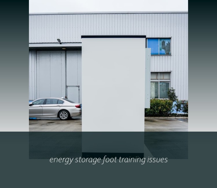 energy storage foot training issues