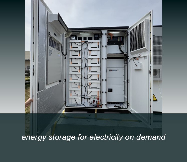 energy storage for electricity on demand