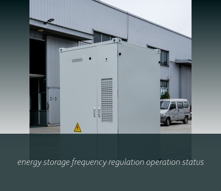 energy storage frequency regulation operation status