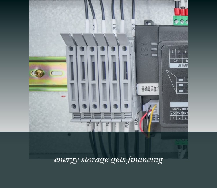 energy storage gets financing