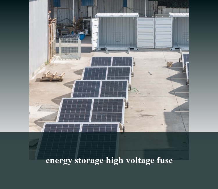 energy storage high voltage fuse