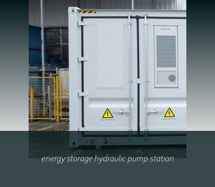 energy storage hydraulic pump station