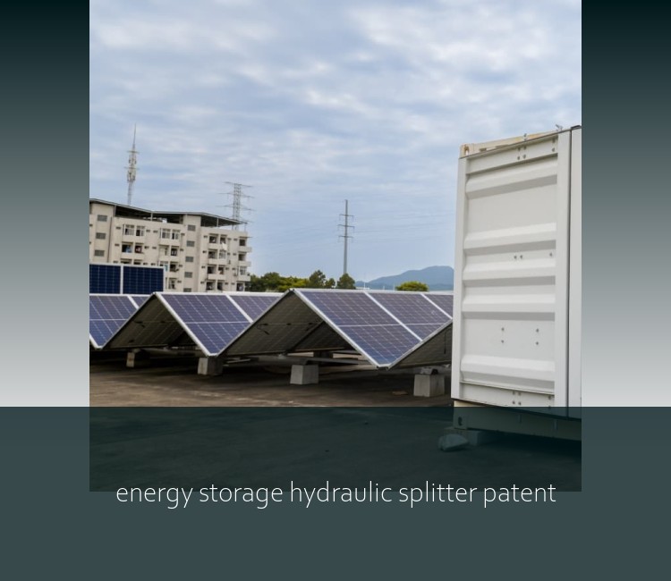 energy storage hydraulic splitter patent