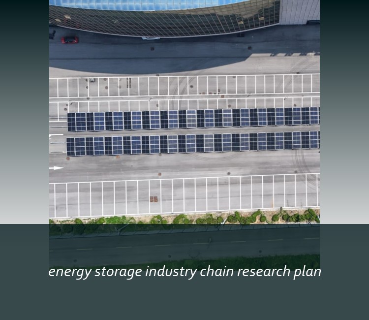 energy storage industry chain research plan