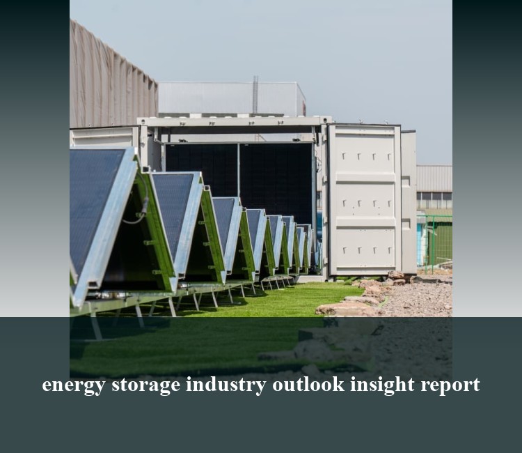 energy storage industry outlook insight report