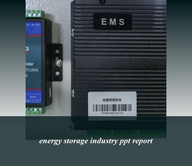 energy storage industry ppt report