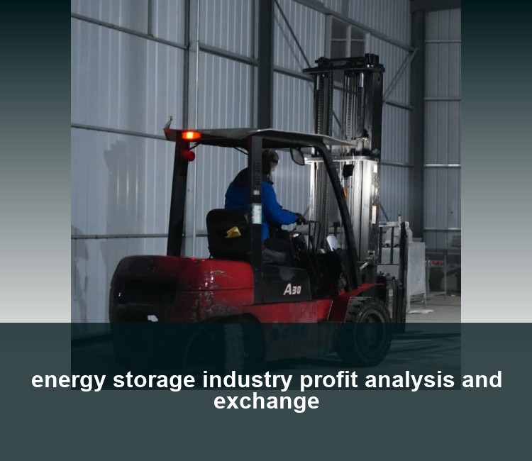 energy storage industry profit analysis and exchange