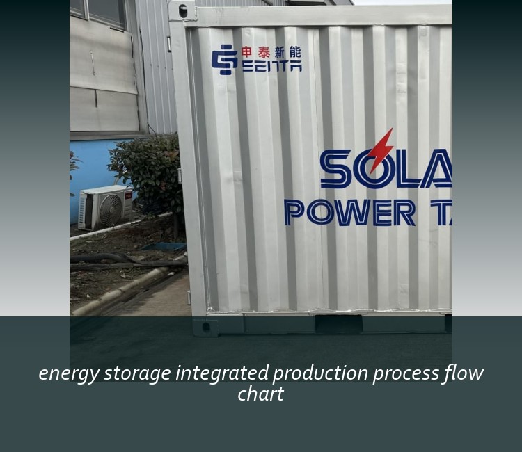 energy storage integrated production process flow chart